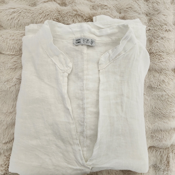 100% Lino Dresses & Skirts - White Maxi Dress